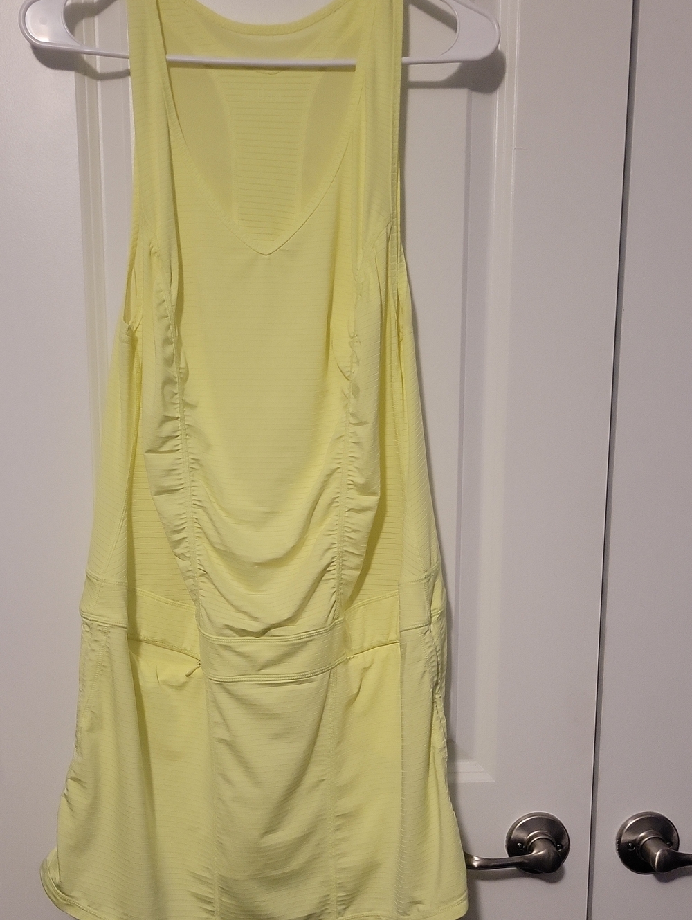 Women's zella Yellow Sleeveless Scoop Neck Women's Dress